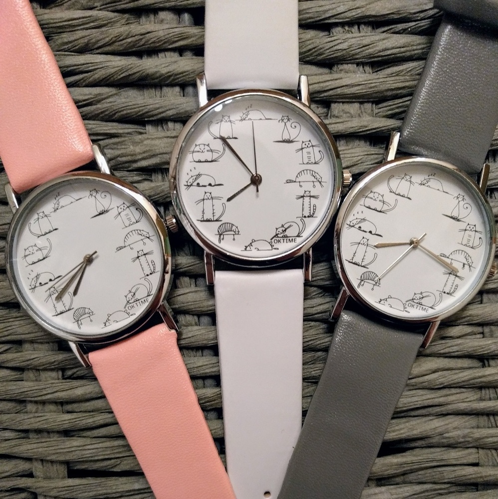 🍨BOGO 50% OFF🍨 Cartoon Cat Watch - Picture 3 of 3
